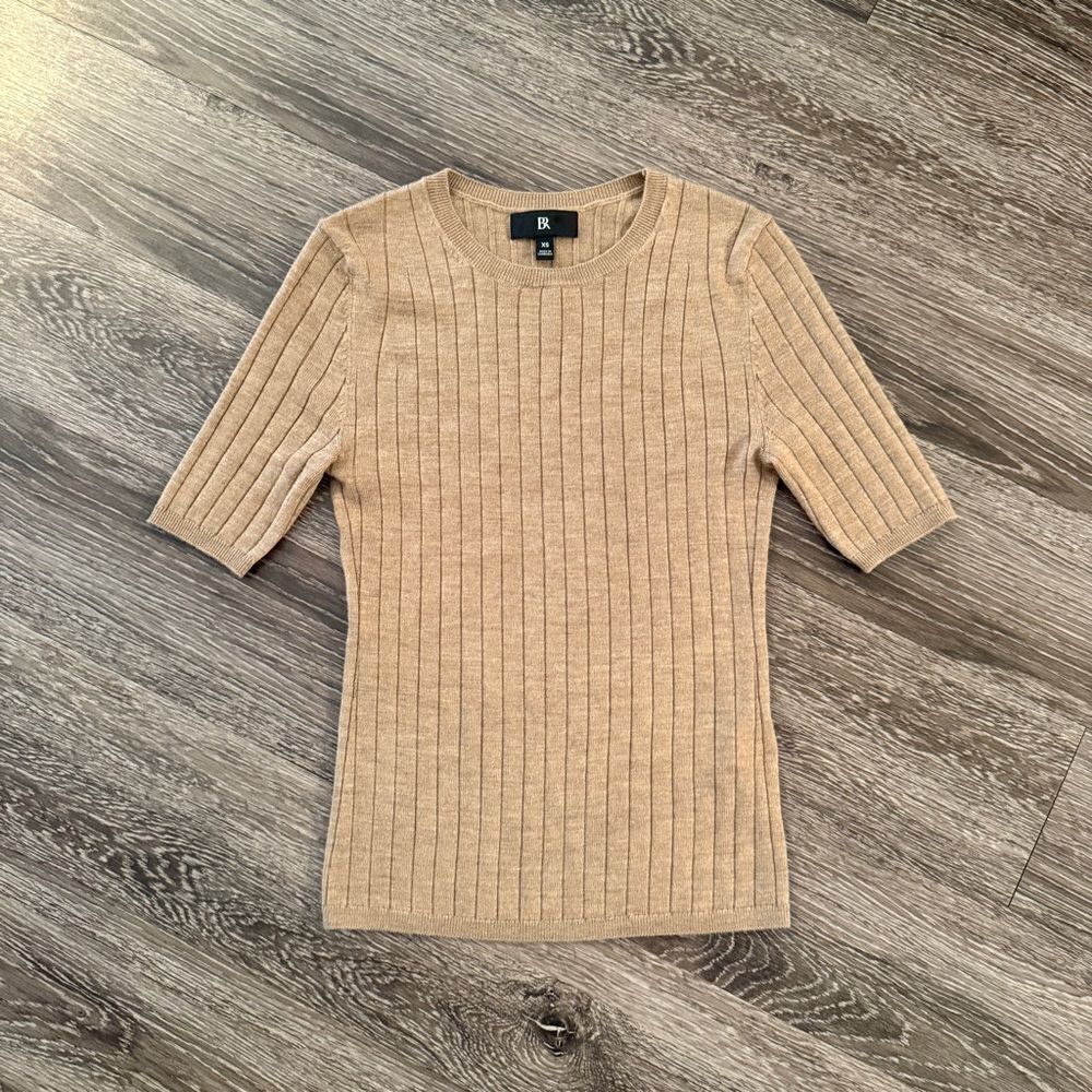 Banana Republic Carino Merino Short Sleeve Sweater